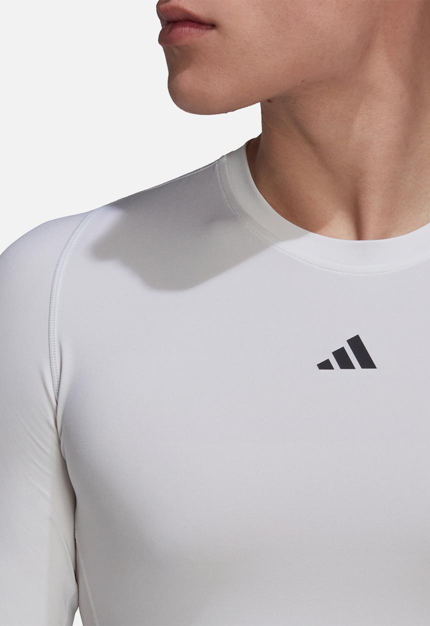 adidas Performance - Techfit training ls tee - white