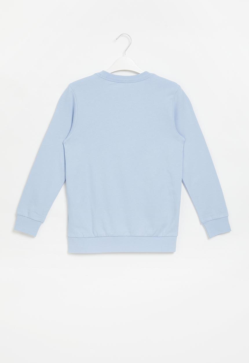 adidas Performance - U ess bos sweat - blue dawn & white
