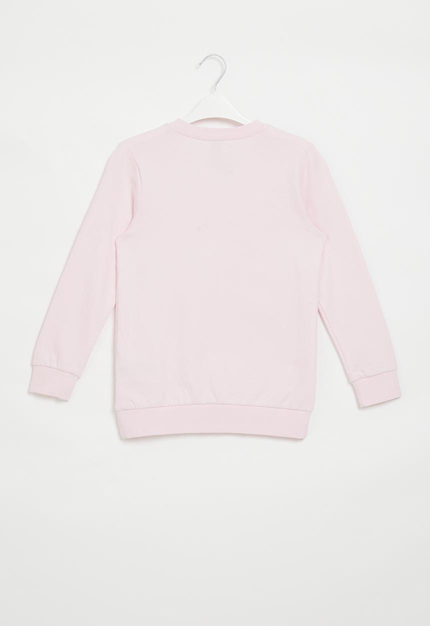 adidas Performance - U ess bos sweat - clear pink & white