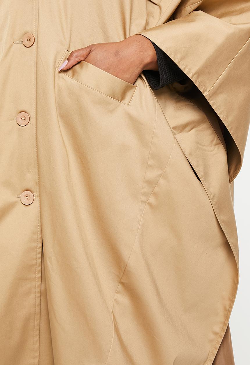 AMANDA LAIRD CHERRY - Plus thompson coat - camel