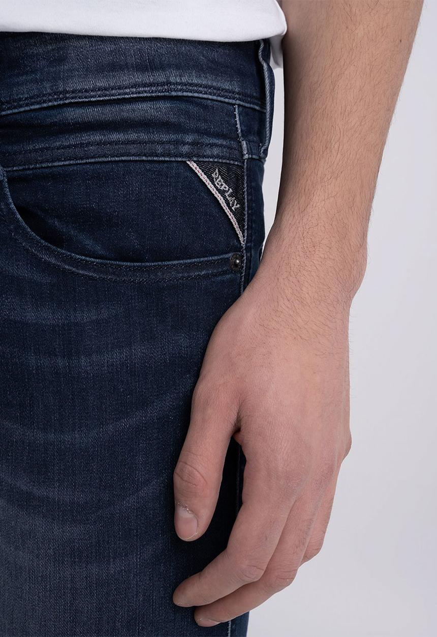 Replay - Slim fit anbass jeans - dark blue