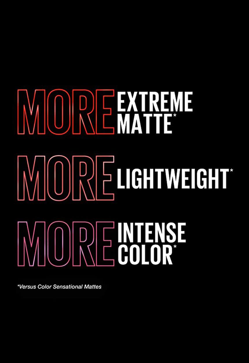Maybelline - Color Sensational Ultimatte Slim Matte Lipstick - 199 More Ruby