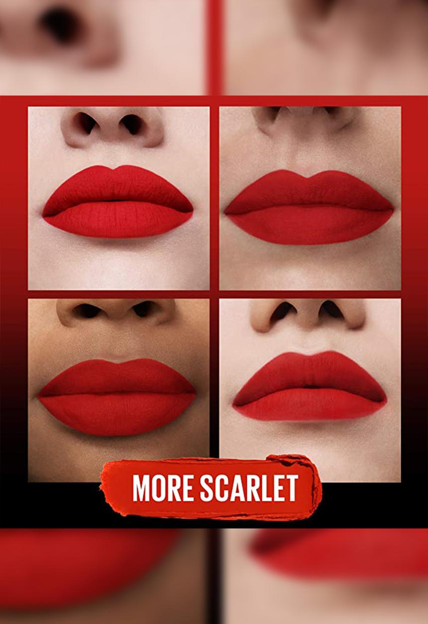 Maybelline - Color Sensational Ultimatte Slim Matte Lipstick - 299 More Scarlet