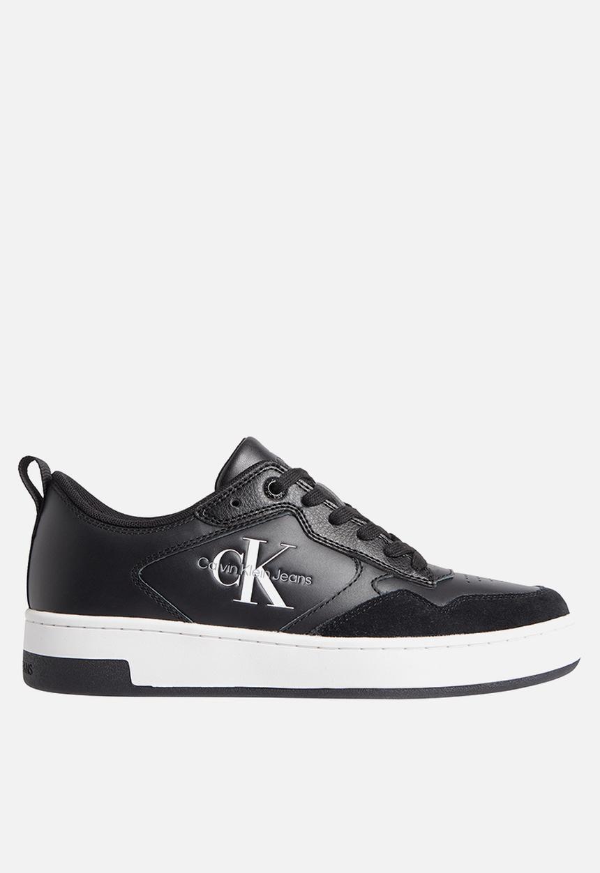 Calvin Klein - Basket cupsole low lth  mono w - black