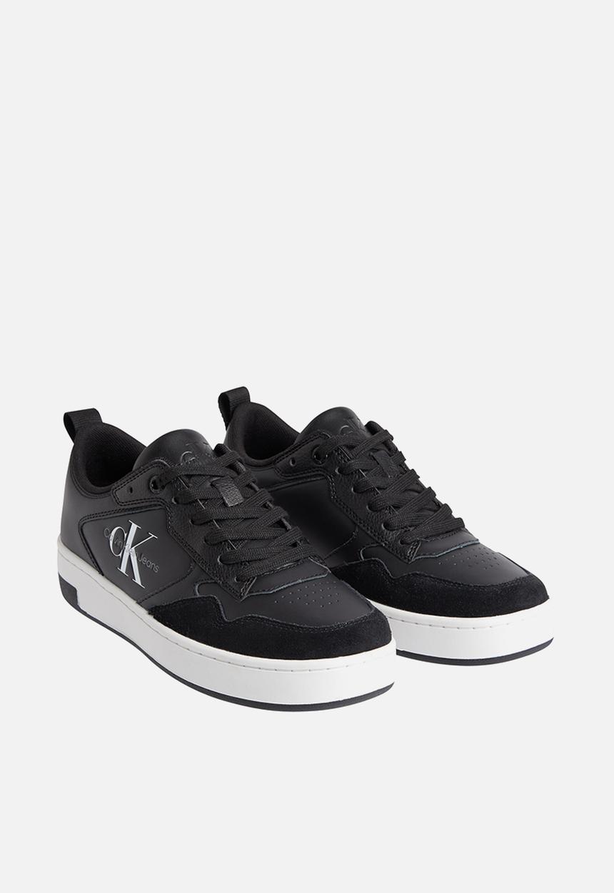 Calvin Klein - Basket cupsole low lth  mono w - black