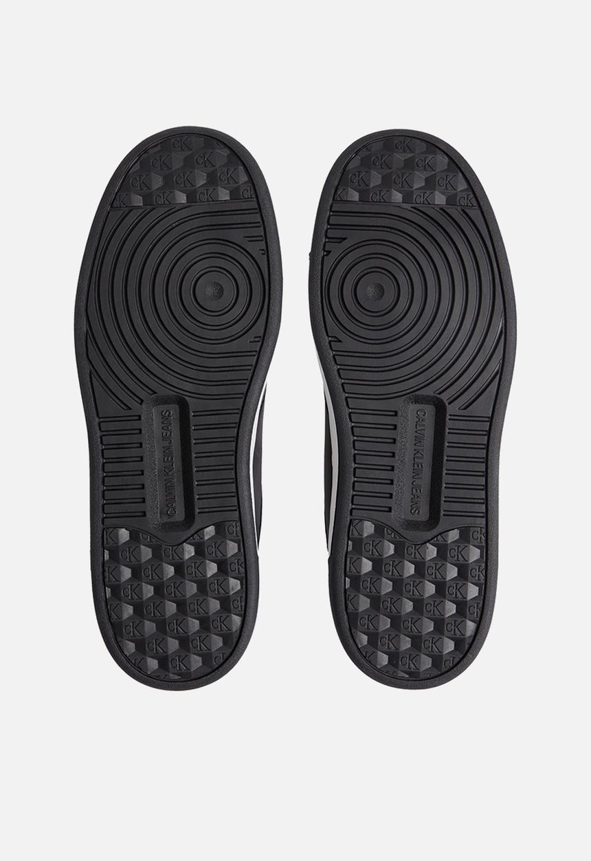 Calvin Klein - Basket cupsole low lth  mono w - black