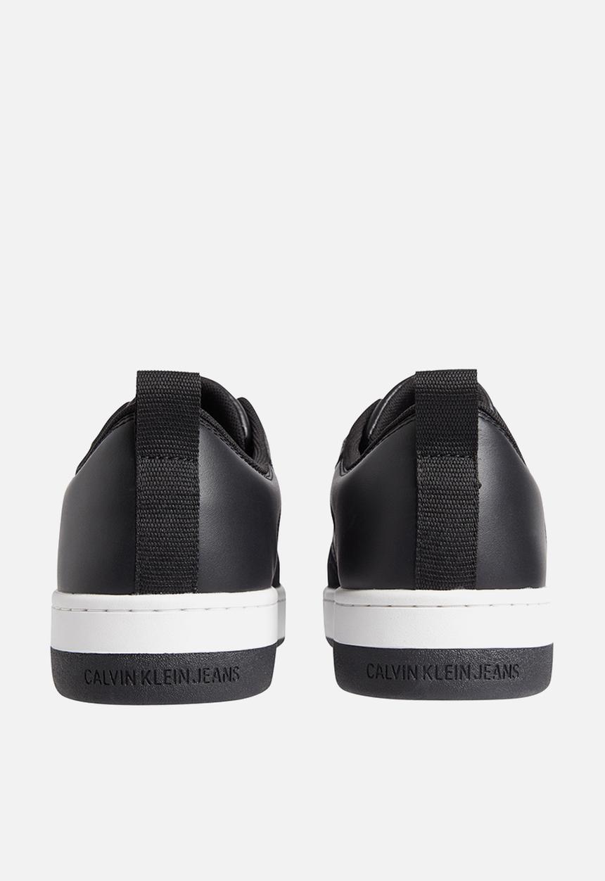 Calvin Klein - Basket cupsole low lth  mono w - black