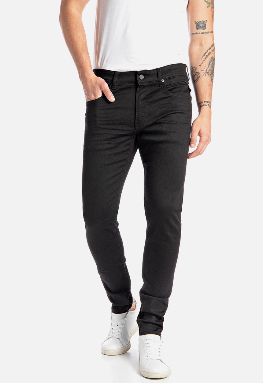 Replay - Skinny fit johnfrus jeans - black