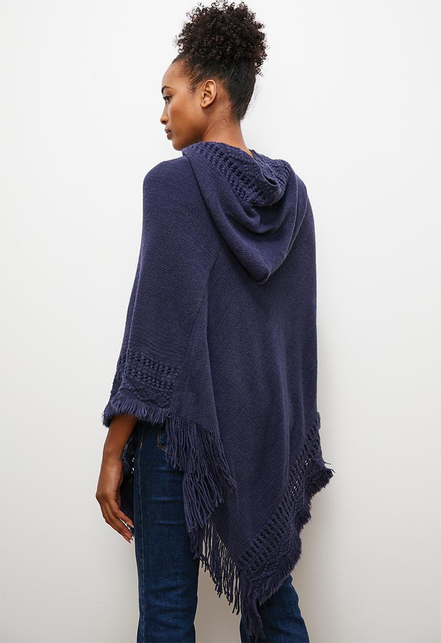edit - Myra poncho - navy