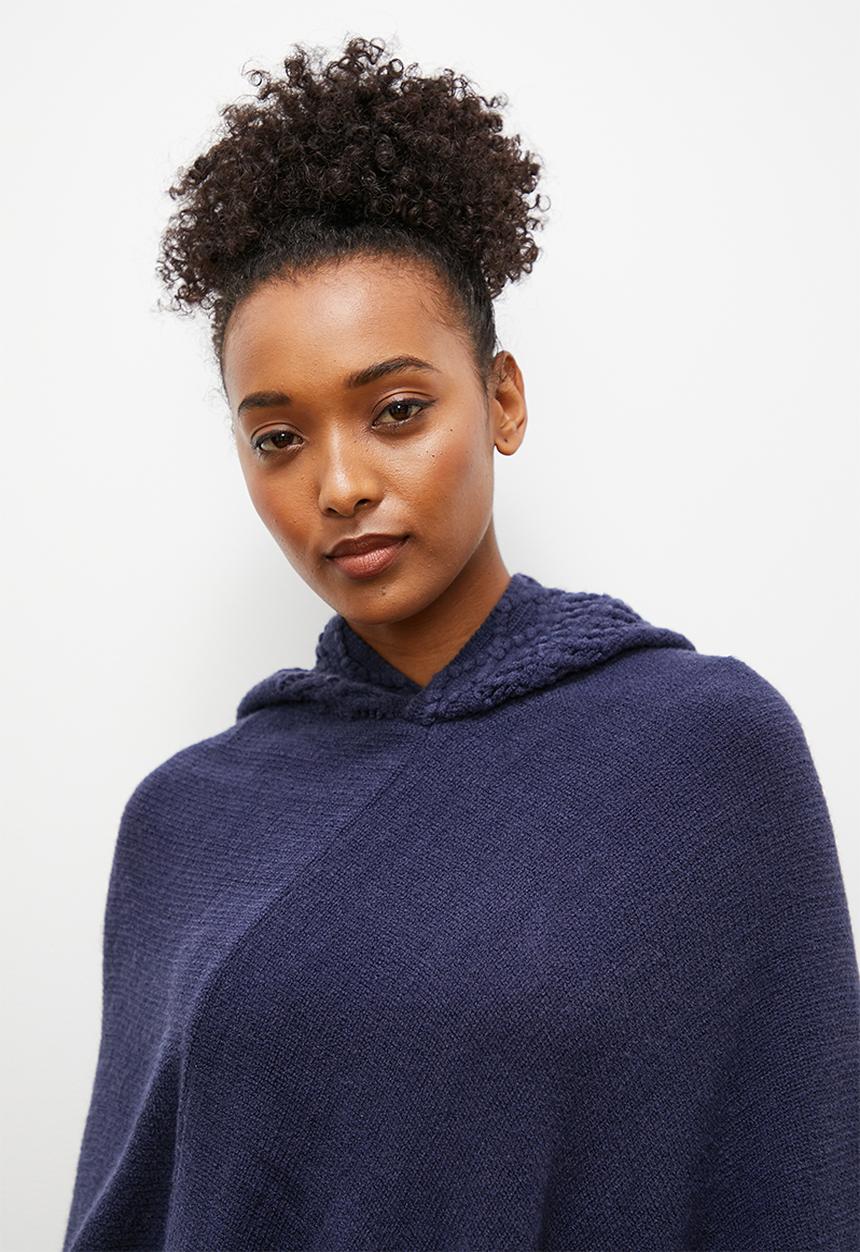 edit - Myra poncho - navy