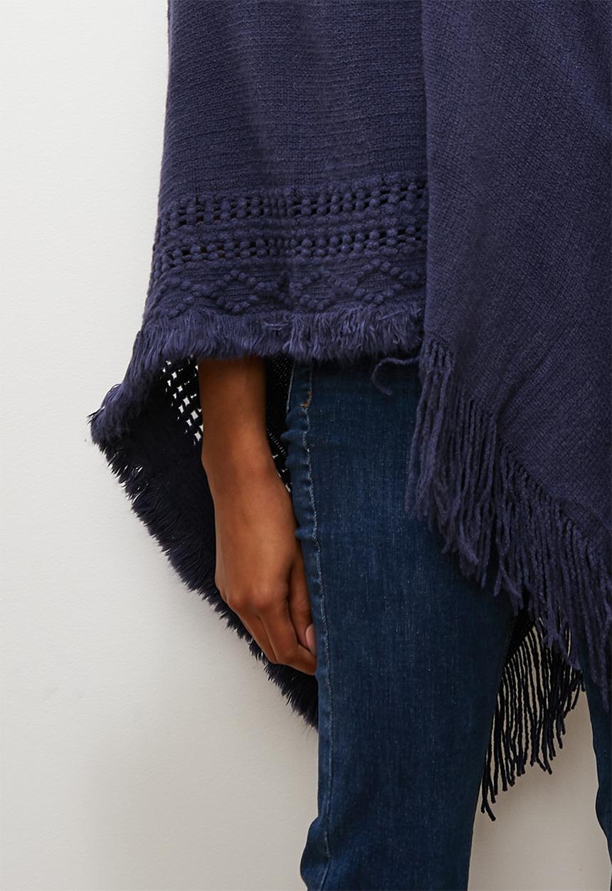 edit - Myra poncho - navy