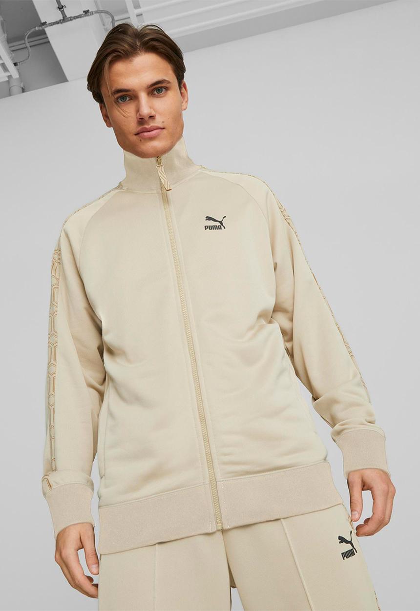 PUMA - T7 trend 7etter track jacket pt - granola