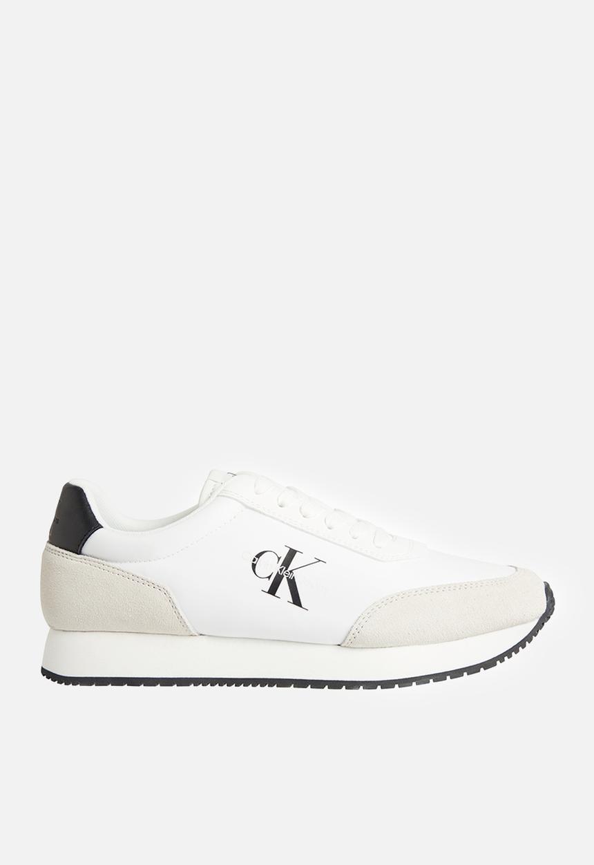 Calvin Klein - Retro runner su-ny mono - white & black