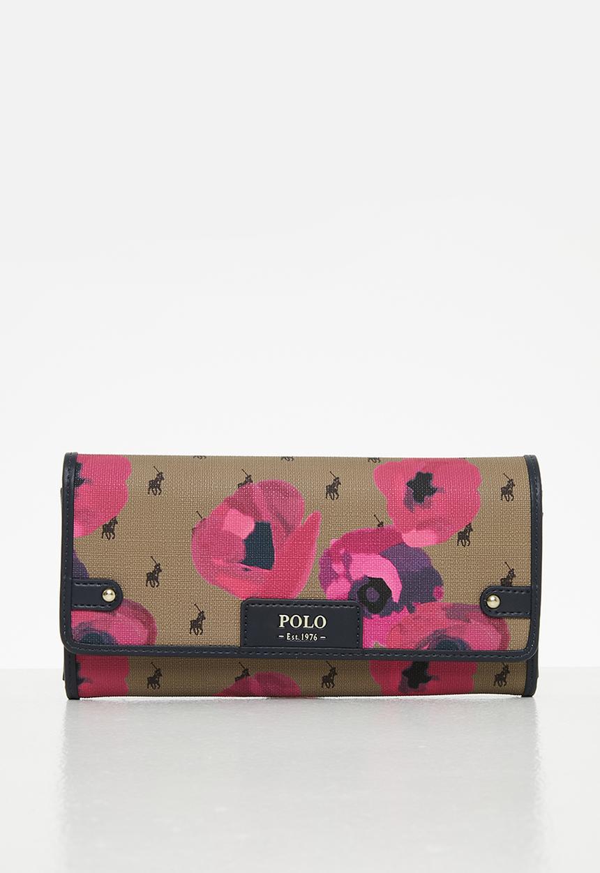 POLO - Saratoga clutch purse - berry