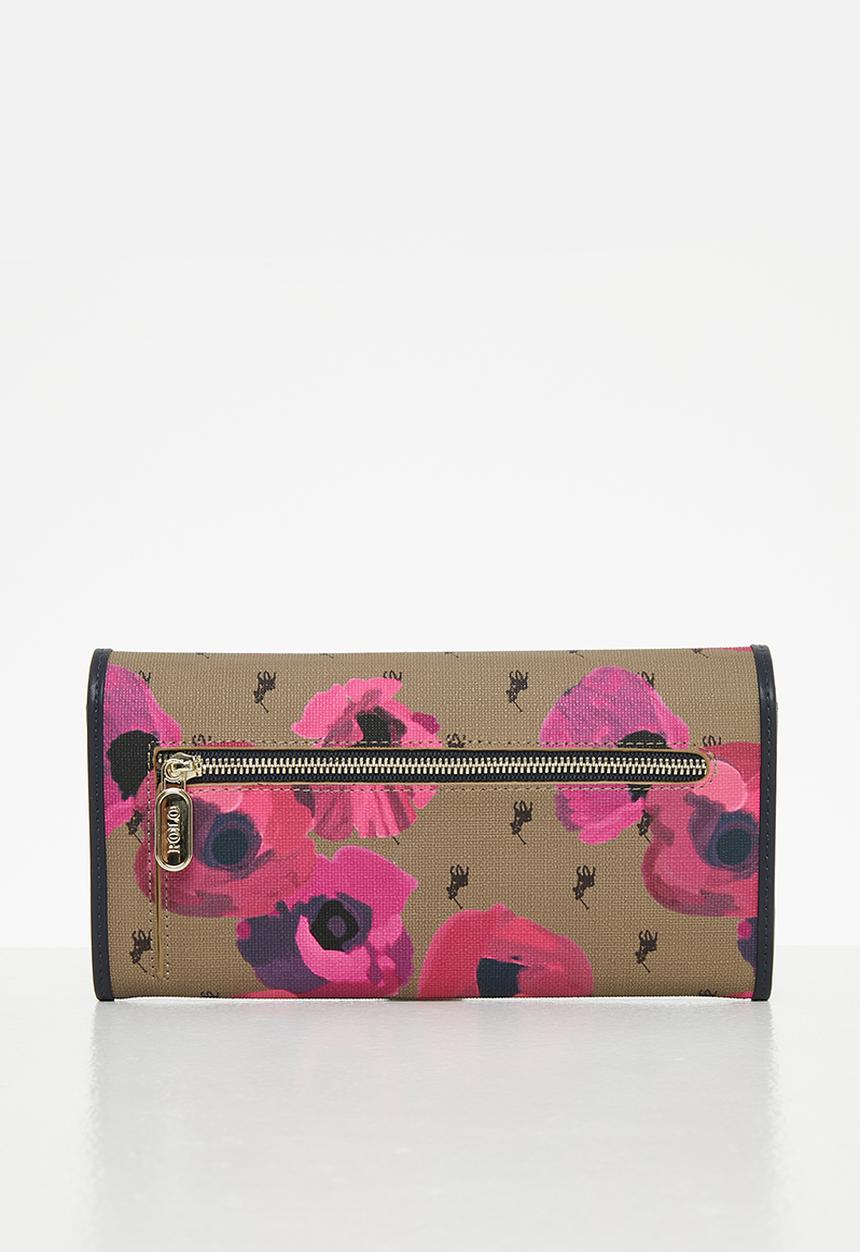 POLO - Saratoga clutch purse - berry