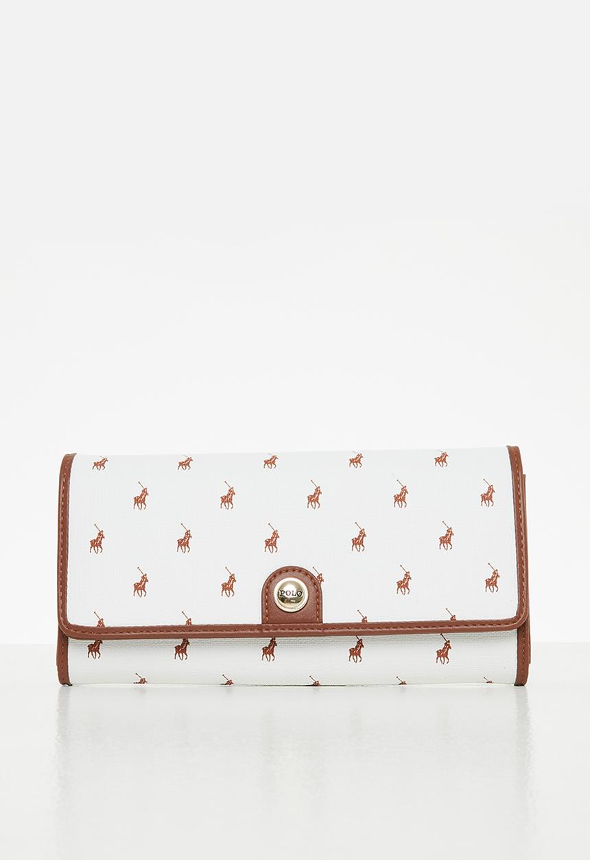 POLO - Monticello clutch purse - white
