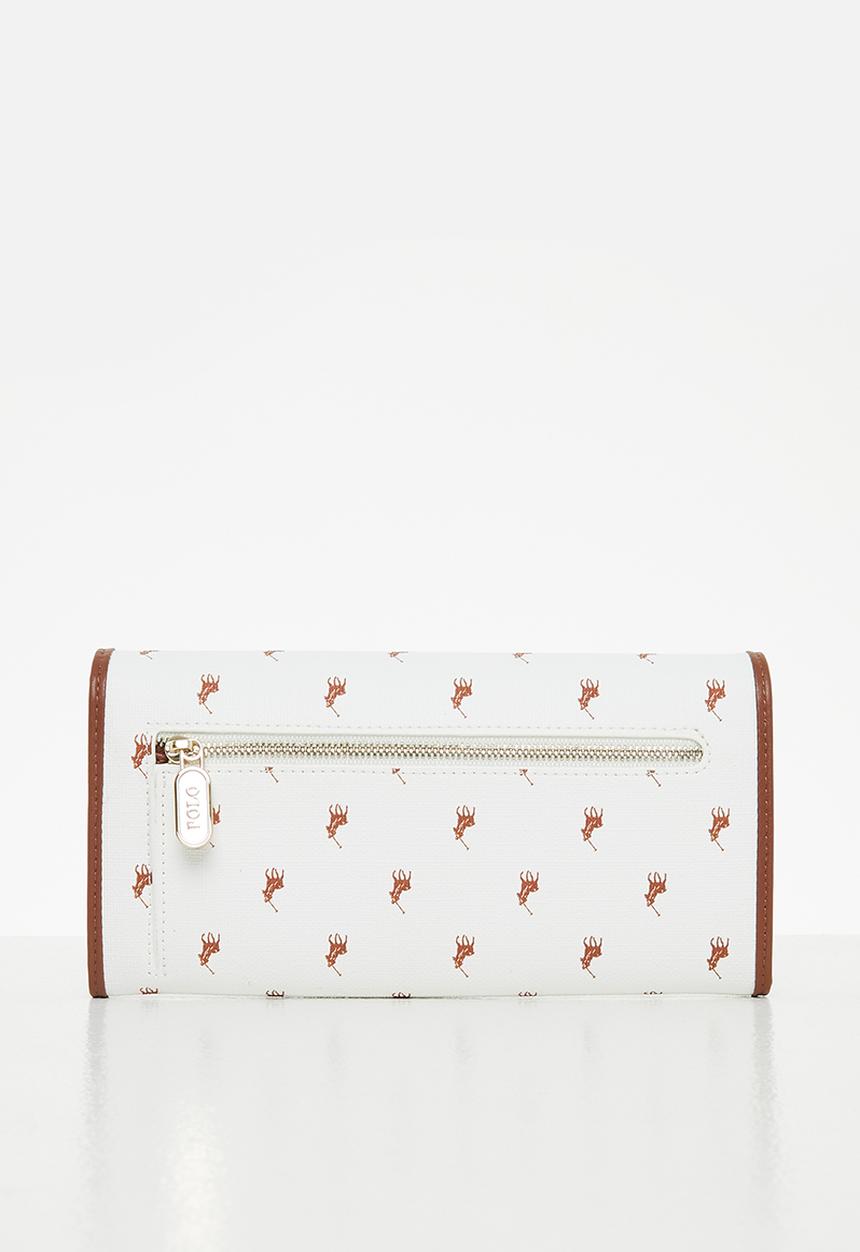 POLO - Monticello clutch purse - white