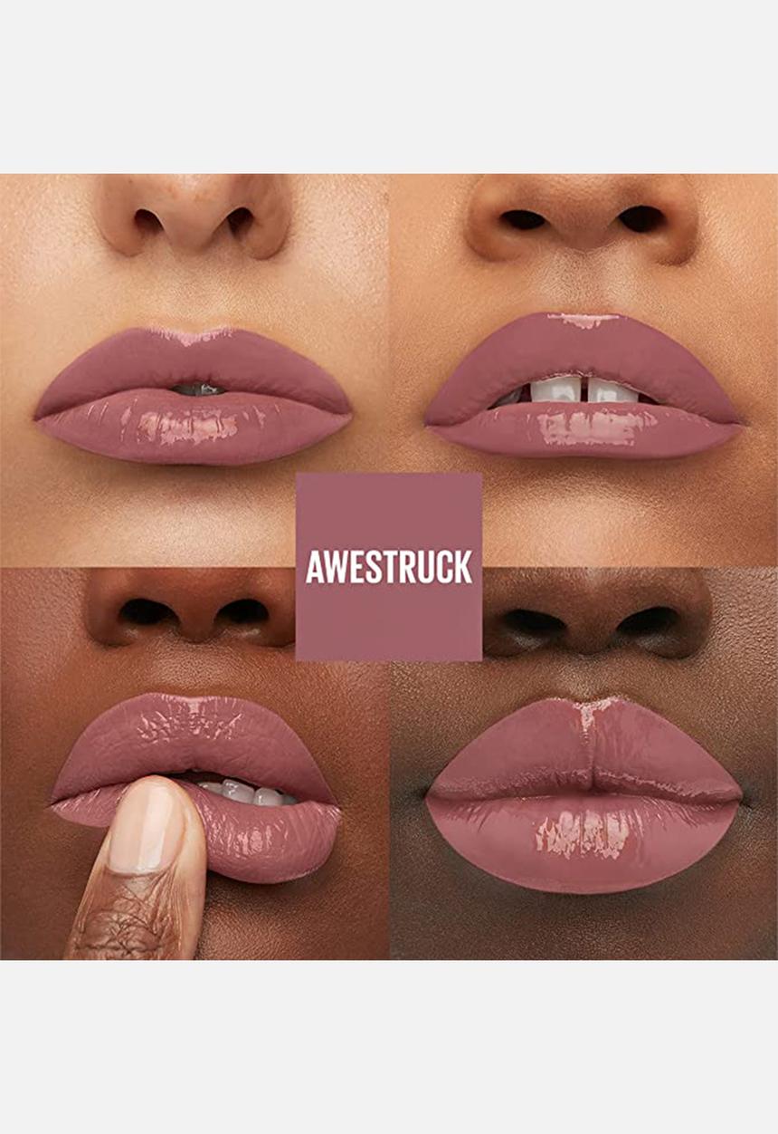 Maybelline - Superstay Vinyl Ink Liquid Lipstick, Smudge-free, Shine Finish - 110 Awestruck