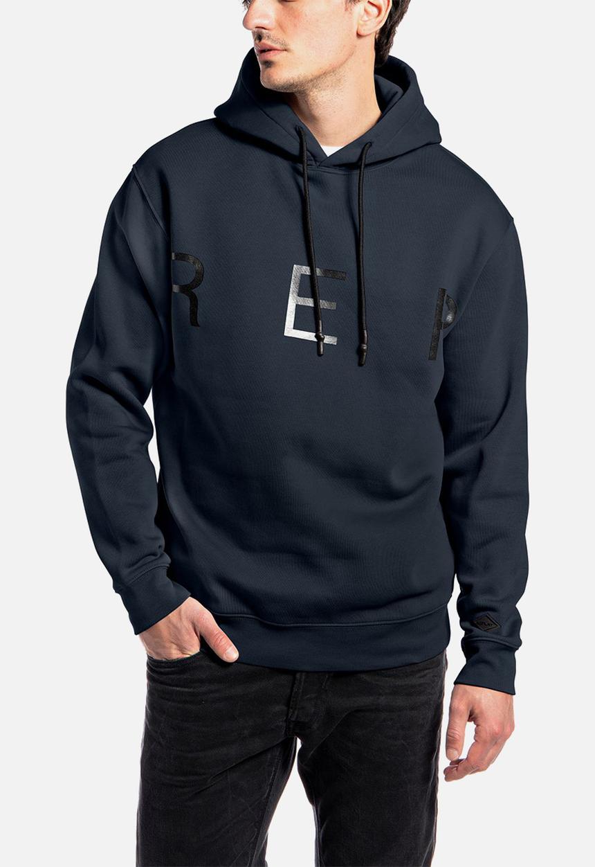 Replay - Hoodie with print - blue
