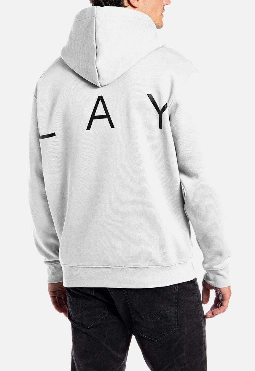 Replay - Hoodie with print - white