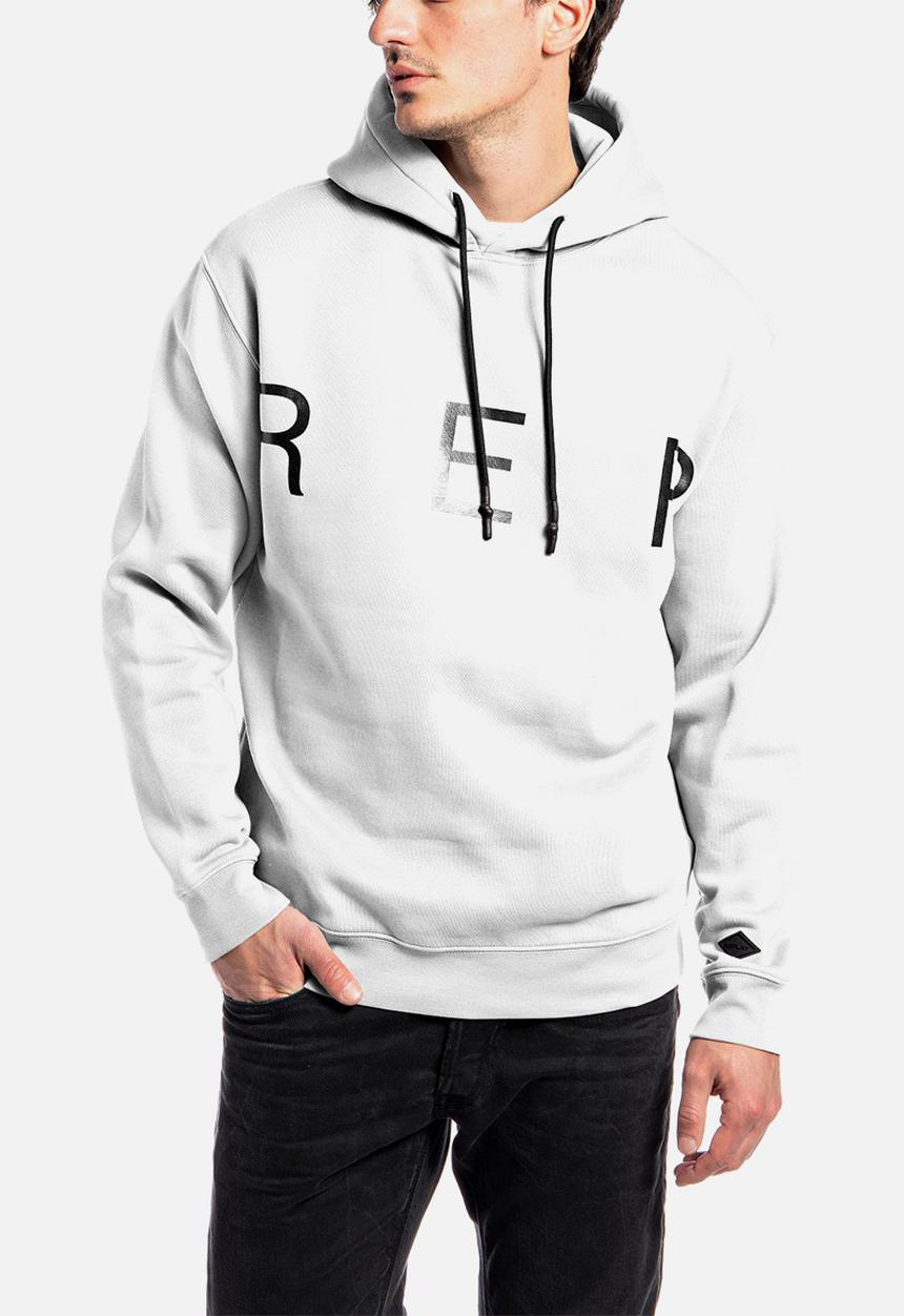 Replay - Hoodie with print - white