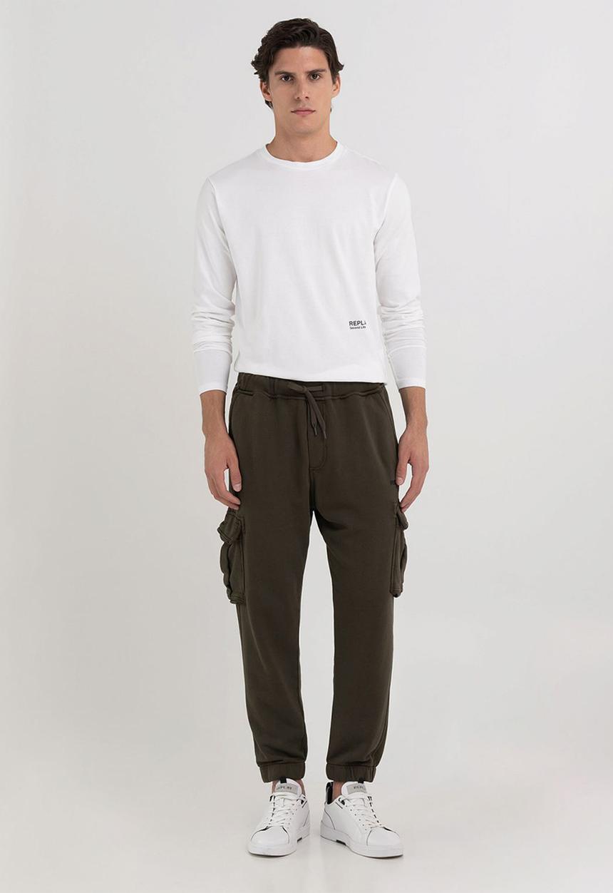 Replay - Bio Pack cargo jogger pants - military