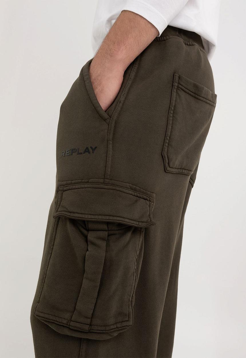 Replay - Bio Pack cargo jogger pants - military