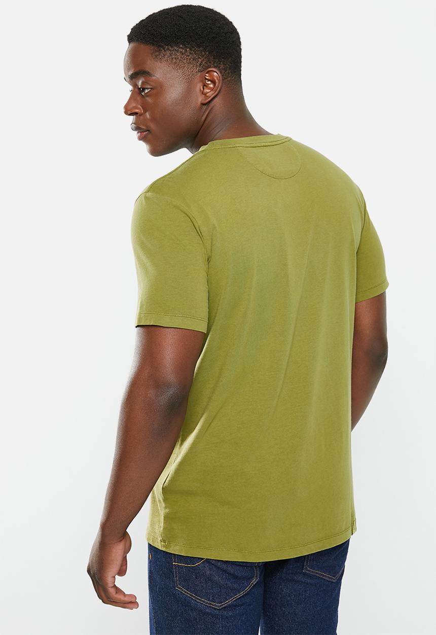 Vertigo - Mens vertigo core pocket tee short sleeve - sphagnum
