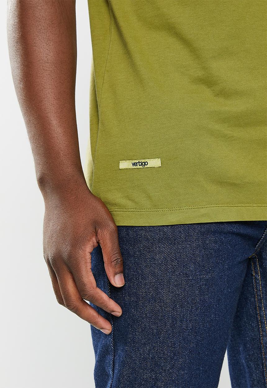 Vertigo - Mens vertigo core pocket tee short sleeve - sphagnum