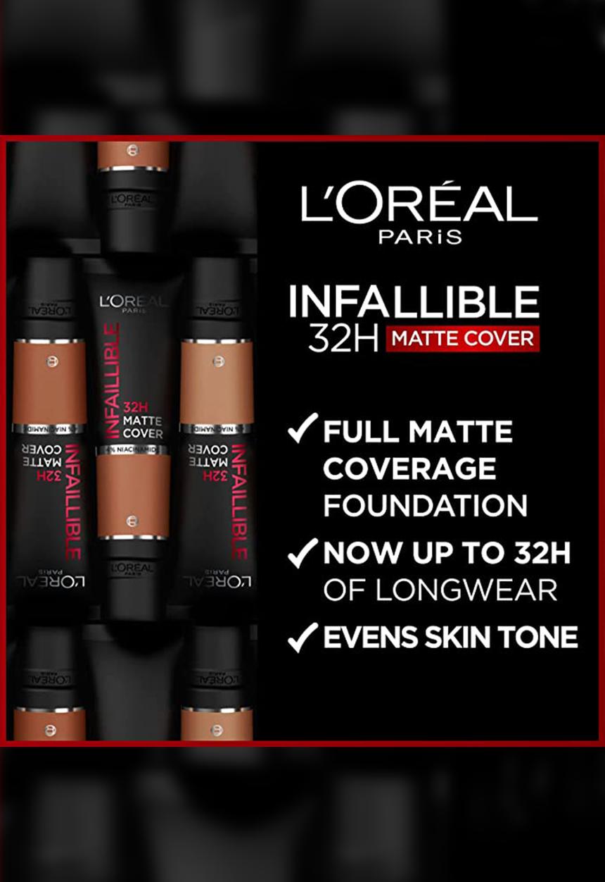 L'Oreal Paris - Infaillible Matte Foundation - 330 Hazelnut