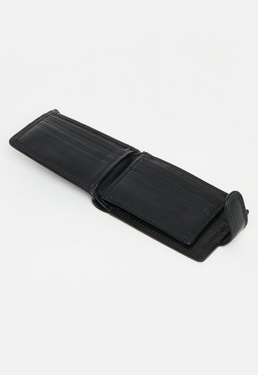 POLO - Sml multi card and coin wallet - black