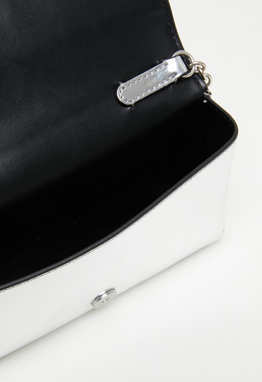 Calvin Klein - Sculpted ew flap phone cb - silver
