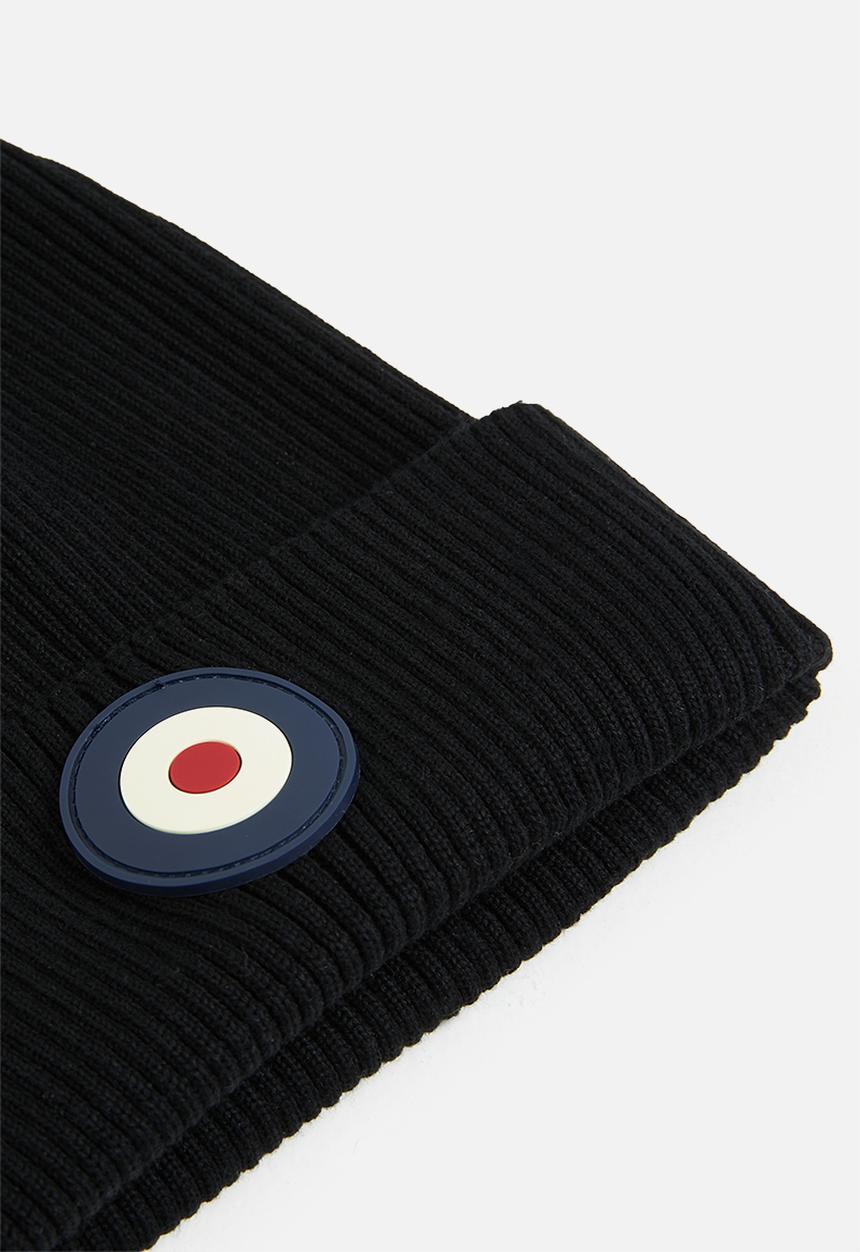 Ben Sherman - Targy rib beanie - black