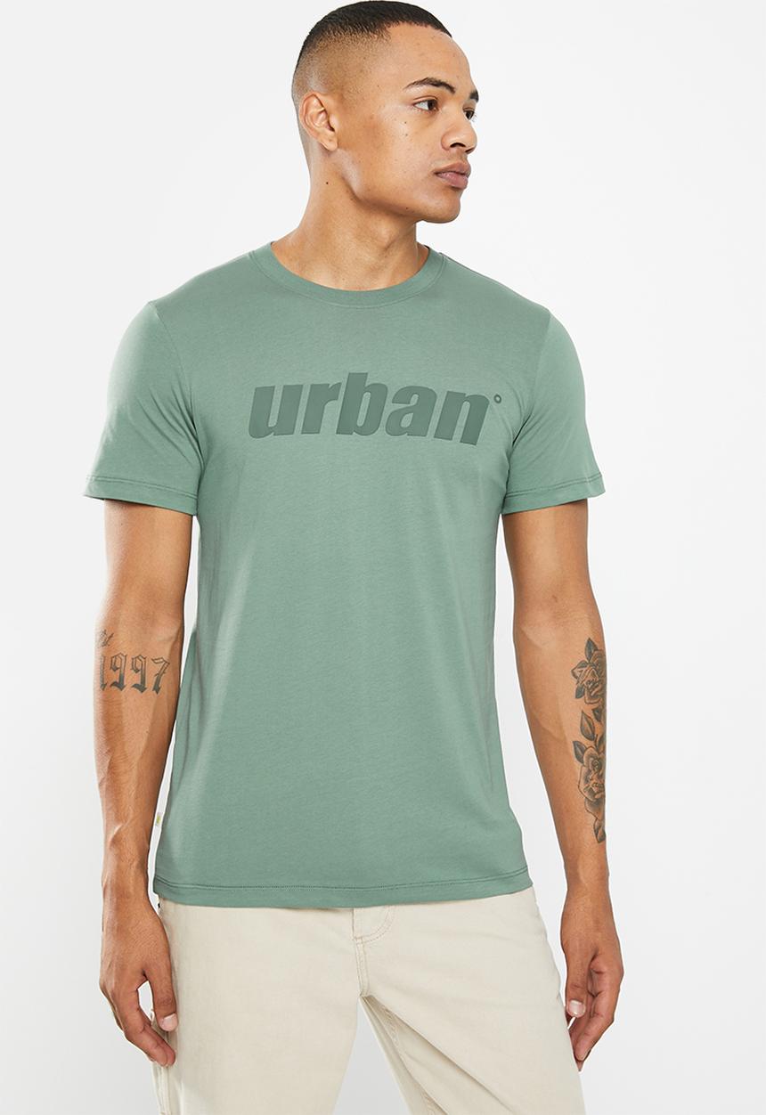 urban° - Mens urban core logo tee short sleeve - dark forest