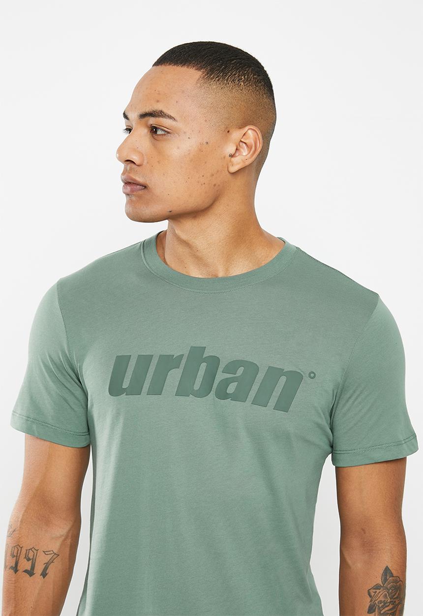 urban° - Mens urban core logo tee short sleeve - dark forest
