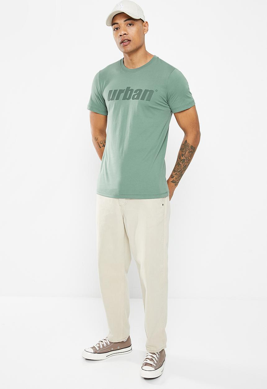 urban° - Mens urban core logo tee short sleeve - dark forest