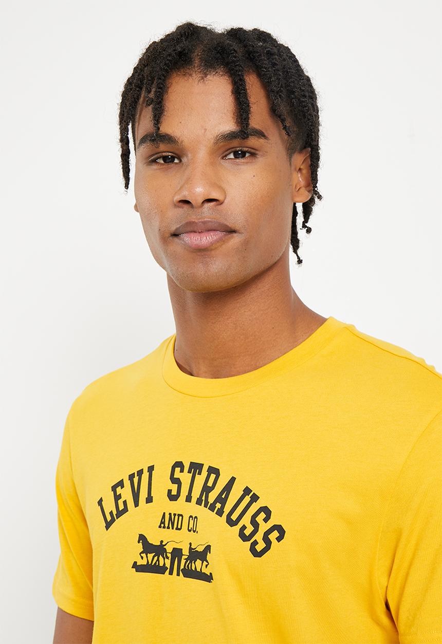 Levi’s® - blrmt graphic crew neck t-1 - golden rod