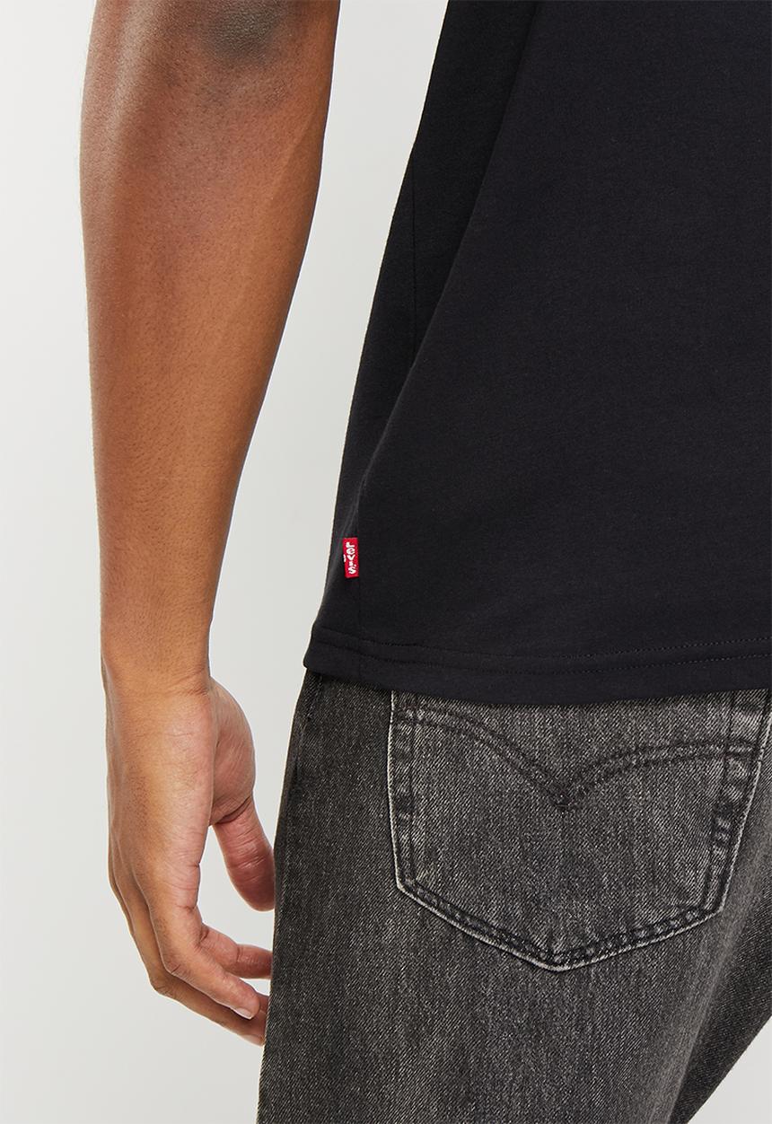 Levi’s® - 501 monogram logo tee - black beauty 