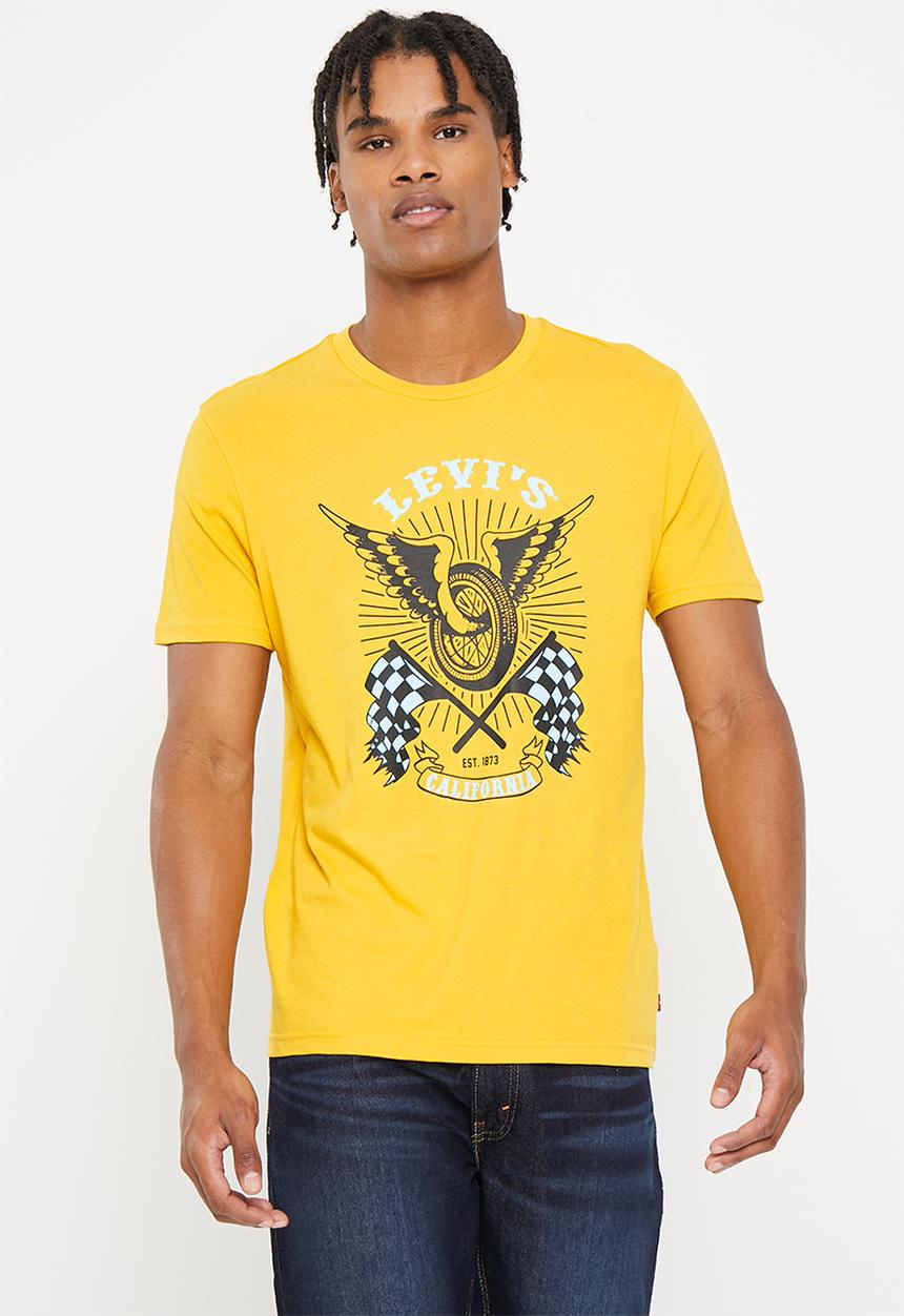 Levi’s® - tire wing grp tee - golden rod