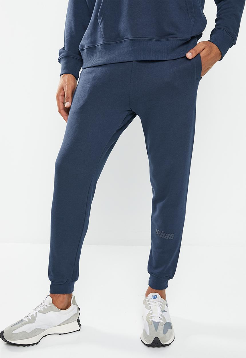 urban° - Mens urban core fleece jogger - navy