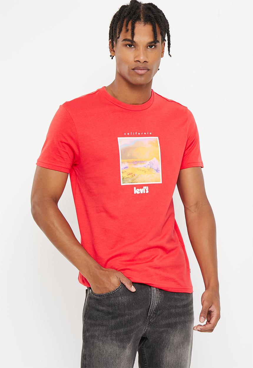 Levi’s® - artists mountain grp tee - poppy red