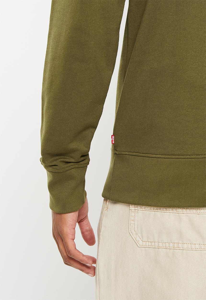 Levi’s® - circle text grp sweat - dark olive 