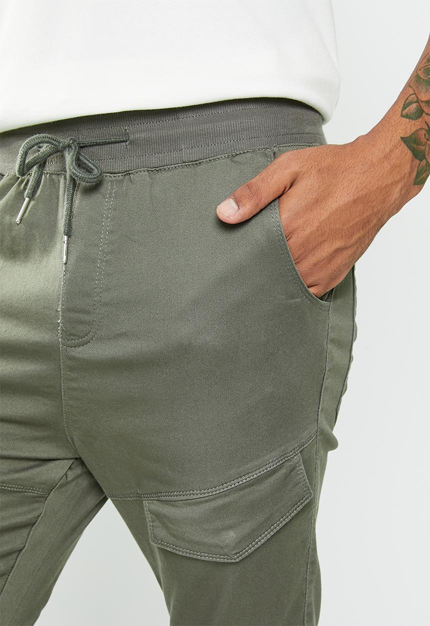 Aca Joe - Mens aca joe twilll jogger - fatigue