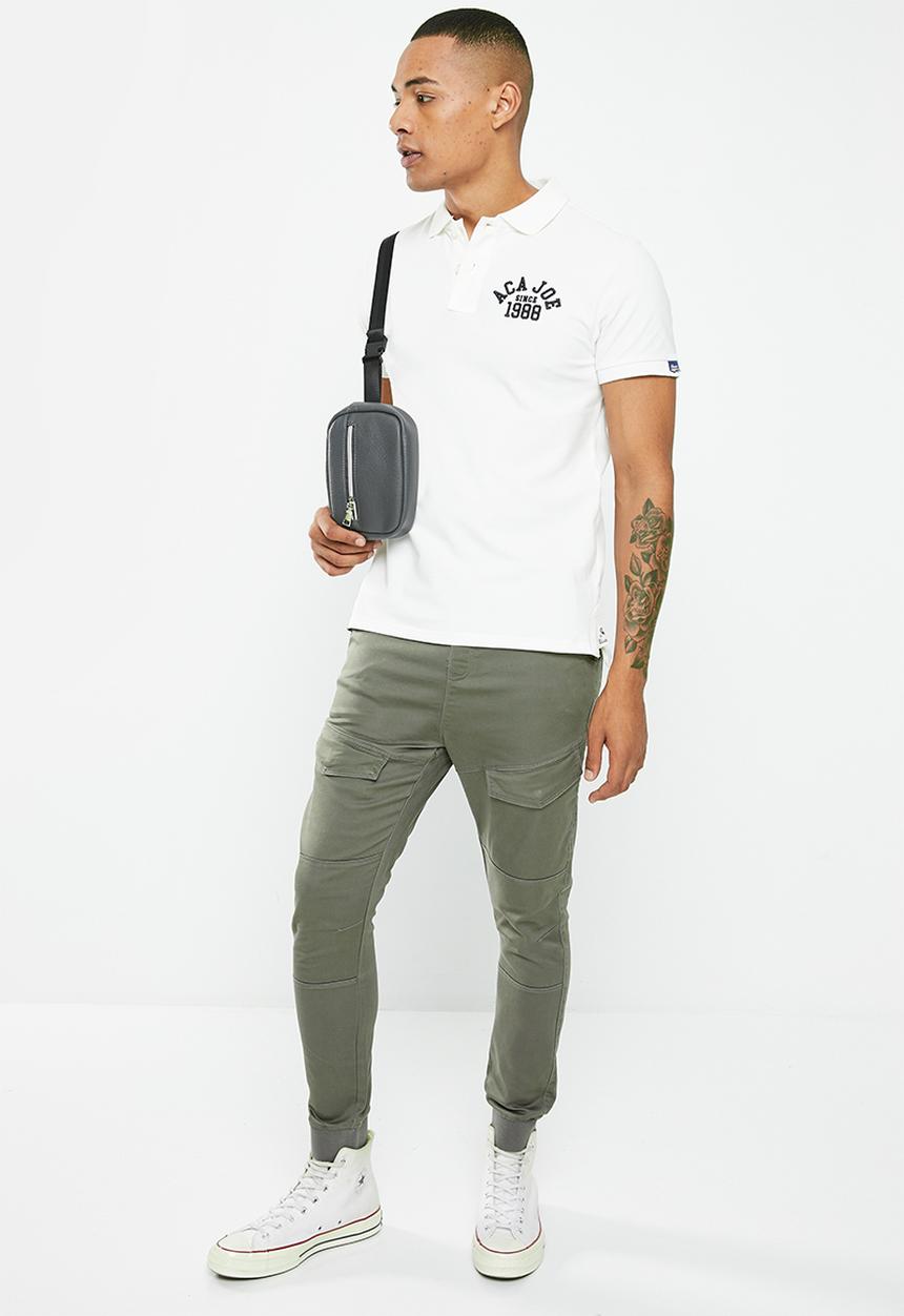 Aca Joe - Mens aca joe twilll jogger - fatigue