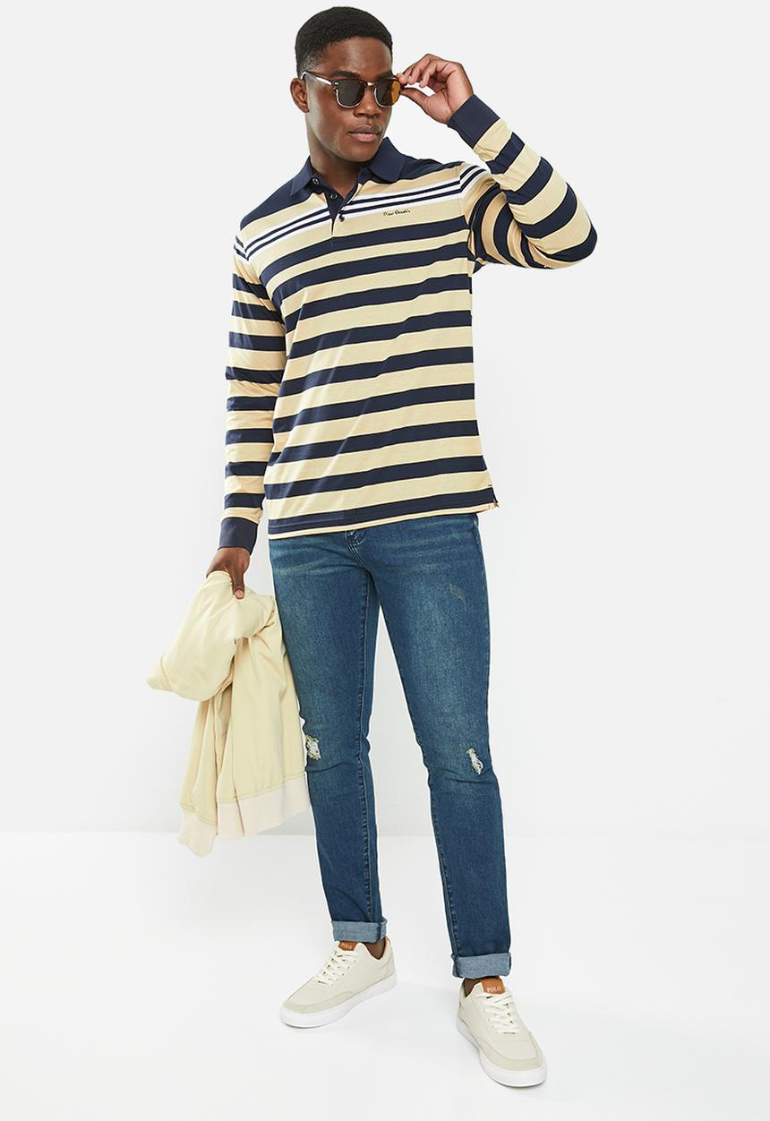 Pierre Cardin - Mercerised  319 long sleeve - stone