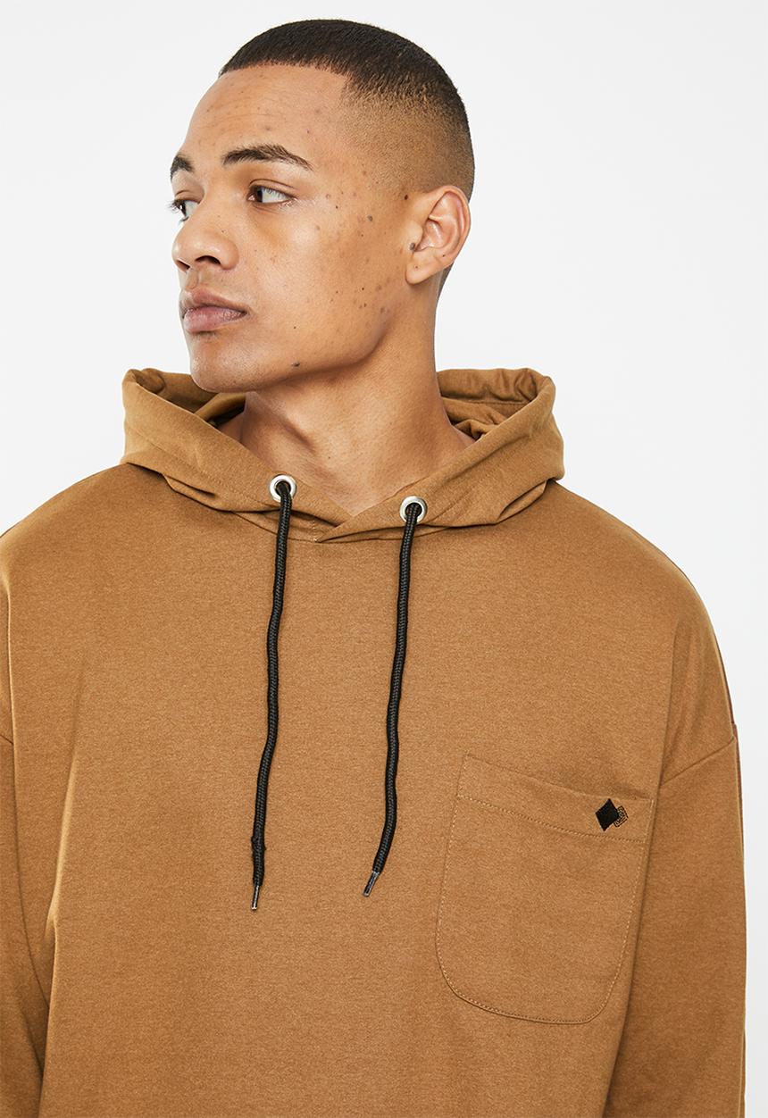 Trendyol - Essential hoodie - brown