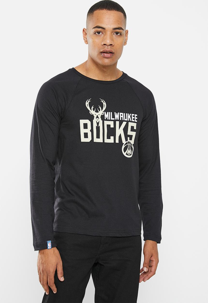 NBA - Milwaukee bucks key long sleeve tee - black