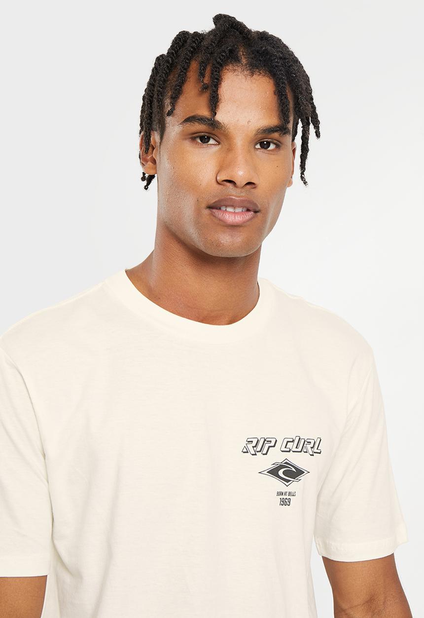 Rip Curl - Fade out icon tee - bone 