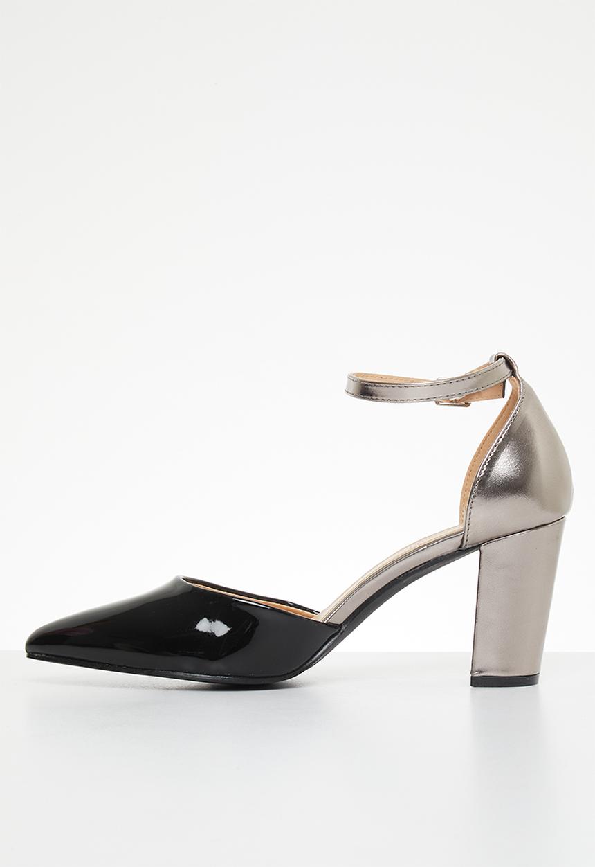 Superbalist - Zoe anklestrap block heel - black