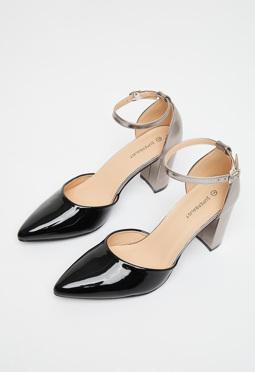 Superbalist - Zoe anklestrap block heel - black